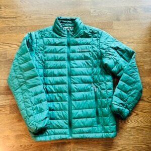 COLUMBIA Omni-heat Green puffer coat jacket Men's Medium